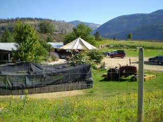 Out of Date: Pancho's Market at Covert Farms, check in here, McIntyre Bluff 2011-09.